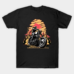 It's Time To Wake Up And Live  Motivational Inspirational Motorcycle Quotes T-Shirt